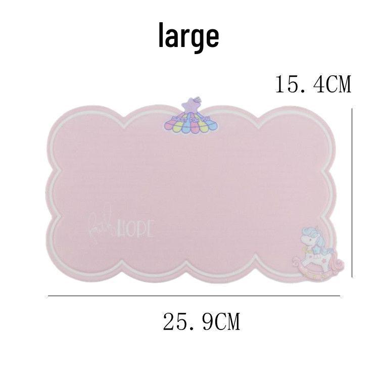 Fresh Flower Cartoon Anti-slip Car Mat – Phone Holder & Perfume Organizer for Console