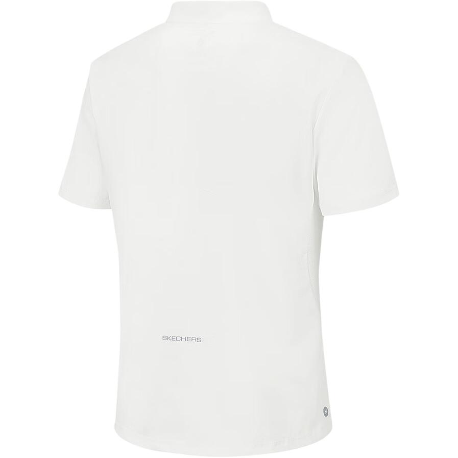 Skechers Breathable Comfortable Versatile Short Sleeve Polo Shirt Women Tops P226W087-0019