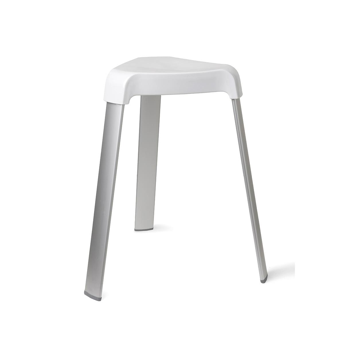 Tabouret de bain Primanova blanc