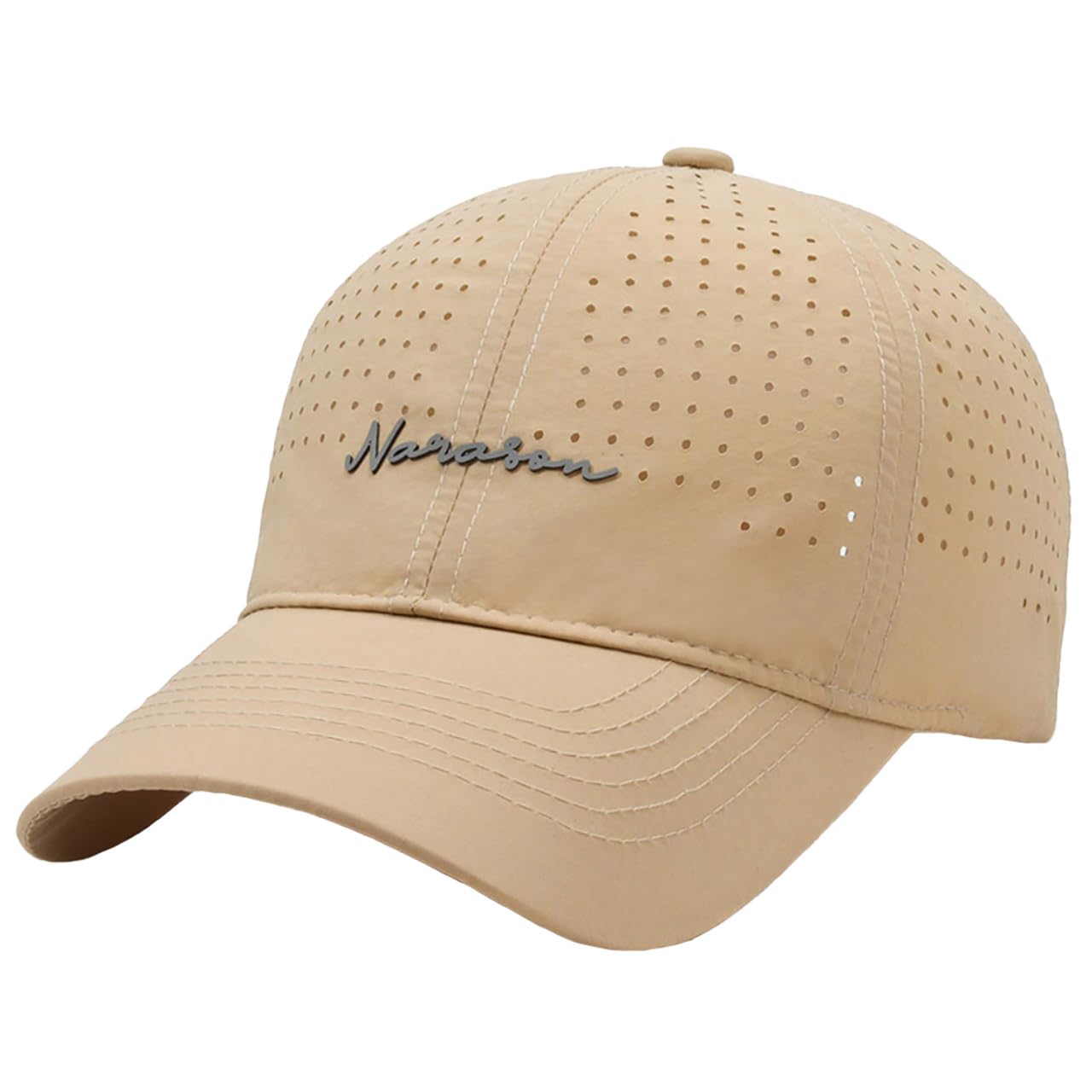 

Mesh Hat Cap Running Casual Outdoor Men Women CZA211 [White Fang] (Khaki)