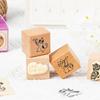 Cute Wooden Rubber Stamps Animals Cat Stationery Stamps  For DIY Card Photo Album Diary Decor