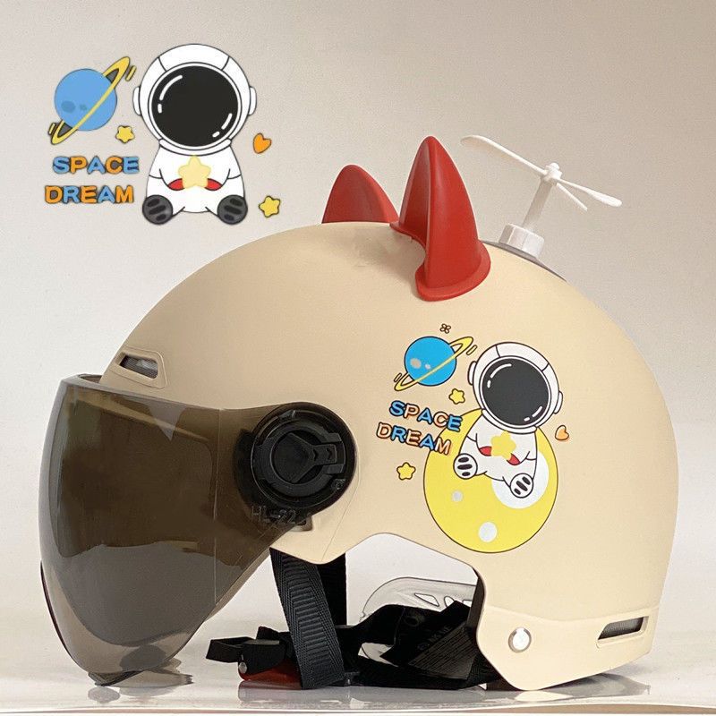 Helmet Electric Car Men and Women Sun Protection Four Seasons Universal Electric Car Bamboo Dragonfly Half Helmet Summer Hood