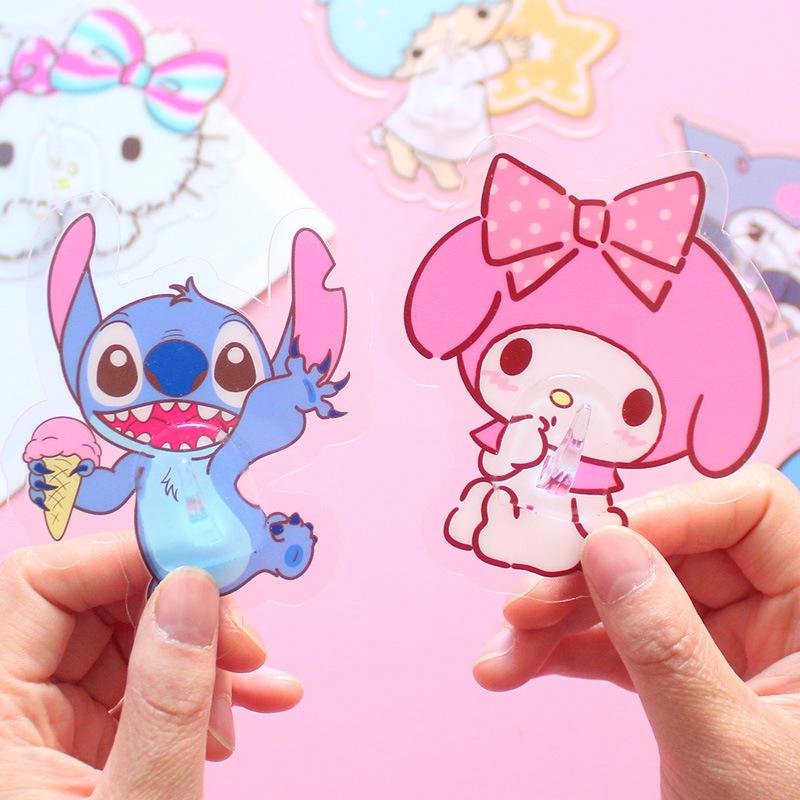 Cartoon Style Cute Wall Adhesive Hook for Bathroom, Kitchen, and Dorm