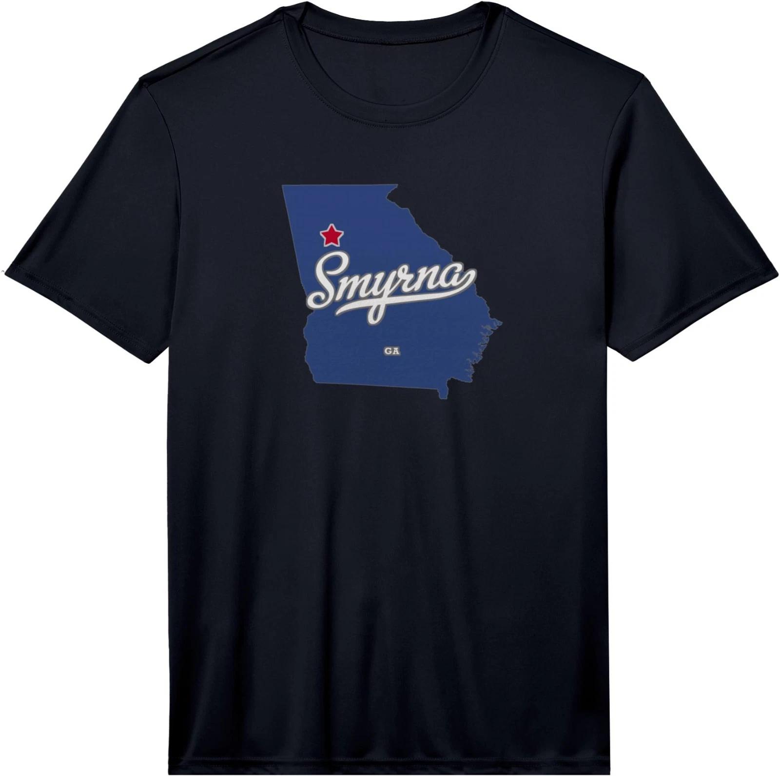 Smyrna Georgia GA Map Performance T-Shirt S