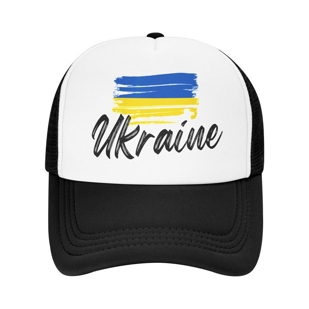 Ukraine Flag Ukrainian Mesh Baseball Caps Unisex Women HipHop Trucker Worker Cap Hat Adjustable Summer Trucker Cap