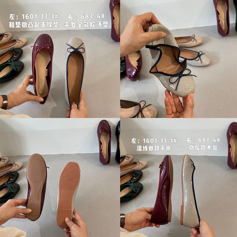 Fashion Footwear Fashion Butterfly-Knot Women Ballet Flats Dance Shoes Shallow Female Soft Round Toe Ladies Flats With Shoes Slides