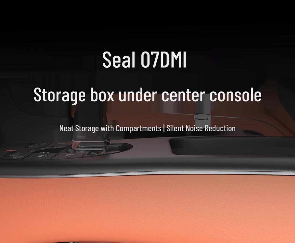 Compatible with 25 Models: Seal 07DMI Center Console Lower Storage Box Car Interior Accessories