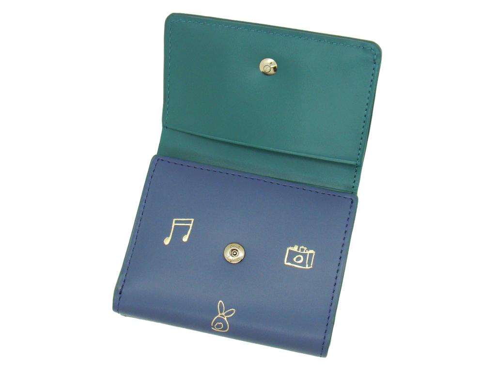 Mixed Doodle Clasp Trifold Wallet [Paul Smith] Women's (Lavender)