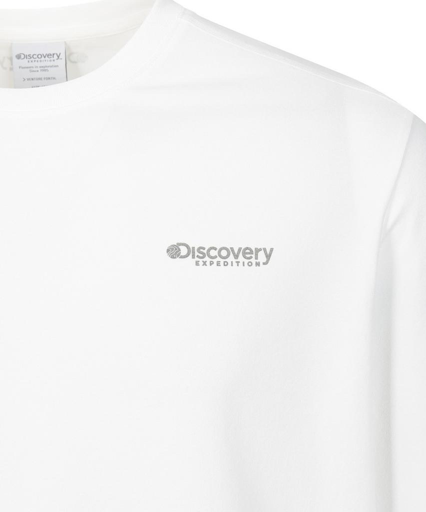DISCOVERY EXPEDITION Men'S Functional Round Long Sleeve T-Shirt (White)