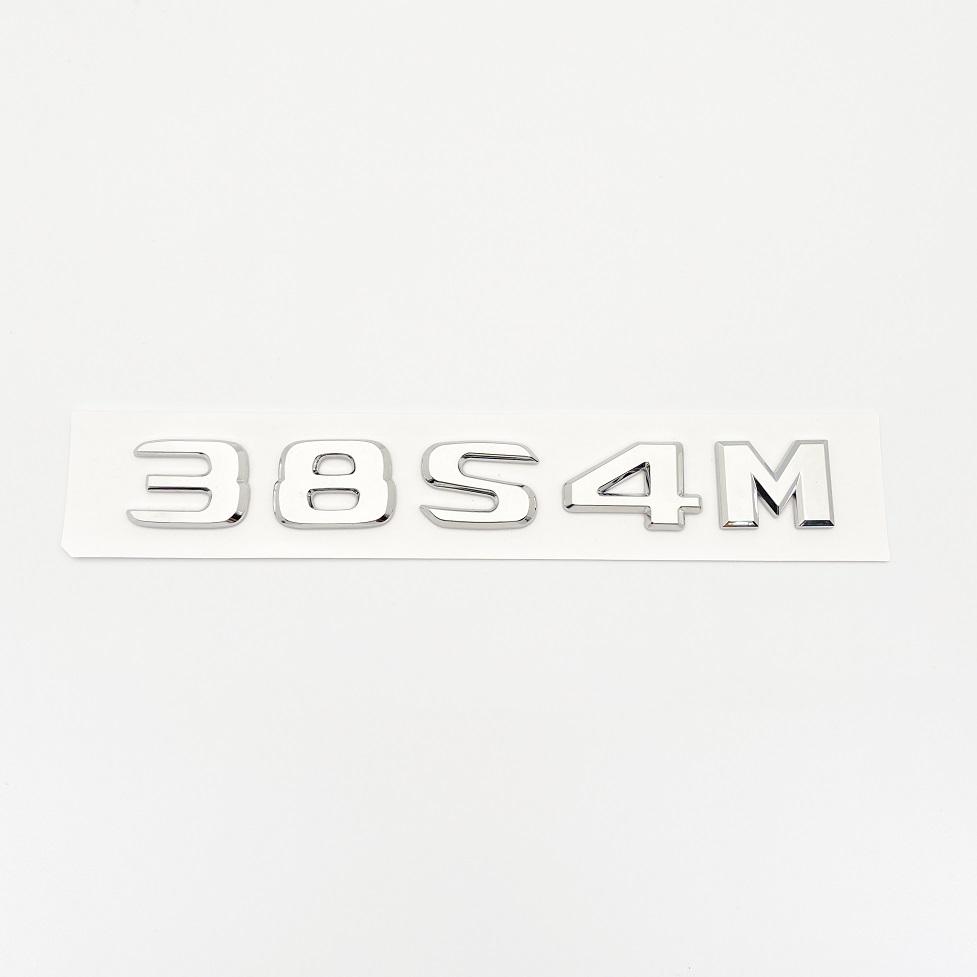 ABS Car Letters Logo 50S4M 38S4M 40S 60S B550 850S Badge Sticker Rear Trunk Emblem Decals for Mercedes Benz S W221 W222 W223