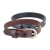 Handmade PU Leather Wristband Bracelet Wrap Punk Bangle