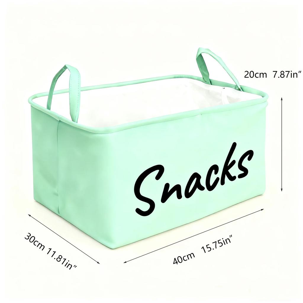 Cotton-Linen Home Foldable Storage Box Large Capacity Storage Basket Multi-Functional Storage Tote Toy Basket for Bedroom