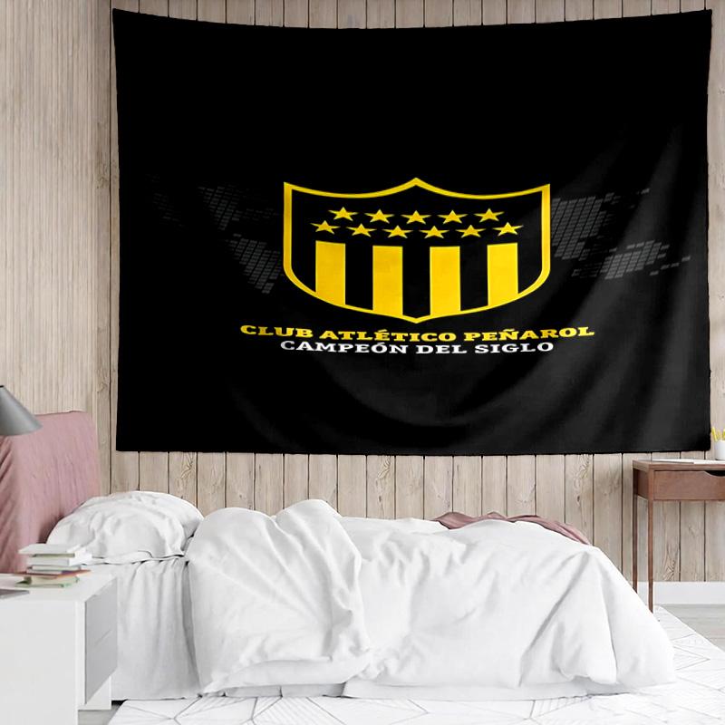 Peñarol Football Club Tapestry Accessories Playroom Tapestry, for Bedroom,Livingroom, dormitory Room Wall Decor Fan Birthday Gifts