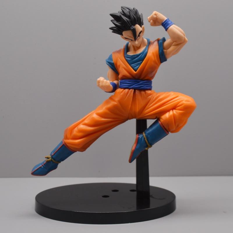 

Dragon Ball Z Anime Model Super Saiyan Scun Goku Battle Version PVC Action Figures Collection Statue Model Children Toys Gifts No box