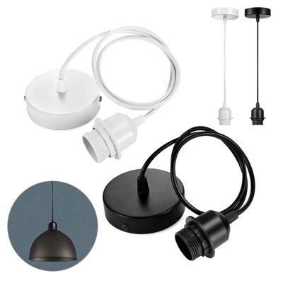 Useful E27 Screw-type Lamp Holder 1m / 1.5m DIY Installation Lamp Shade Pendant Lighting Ceiling Light Base Home Decor