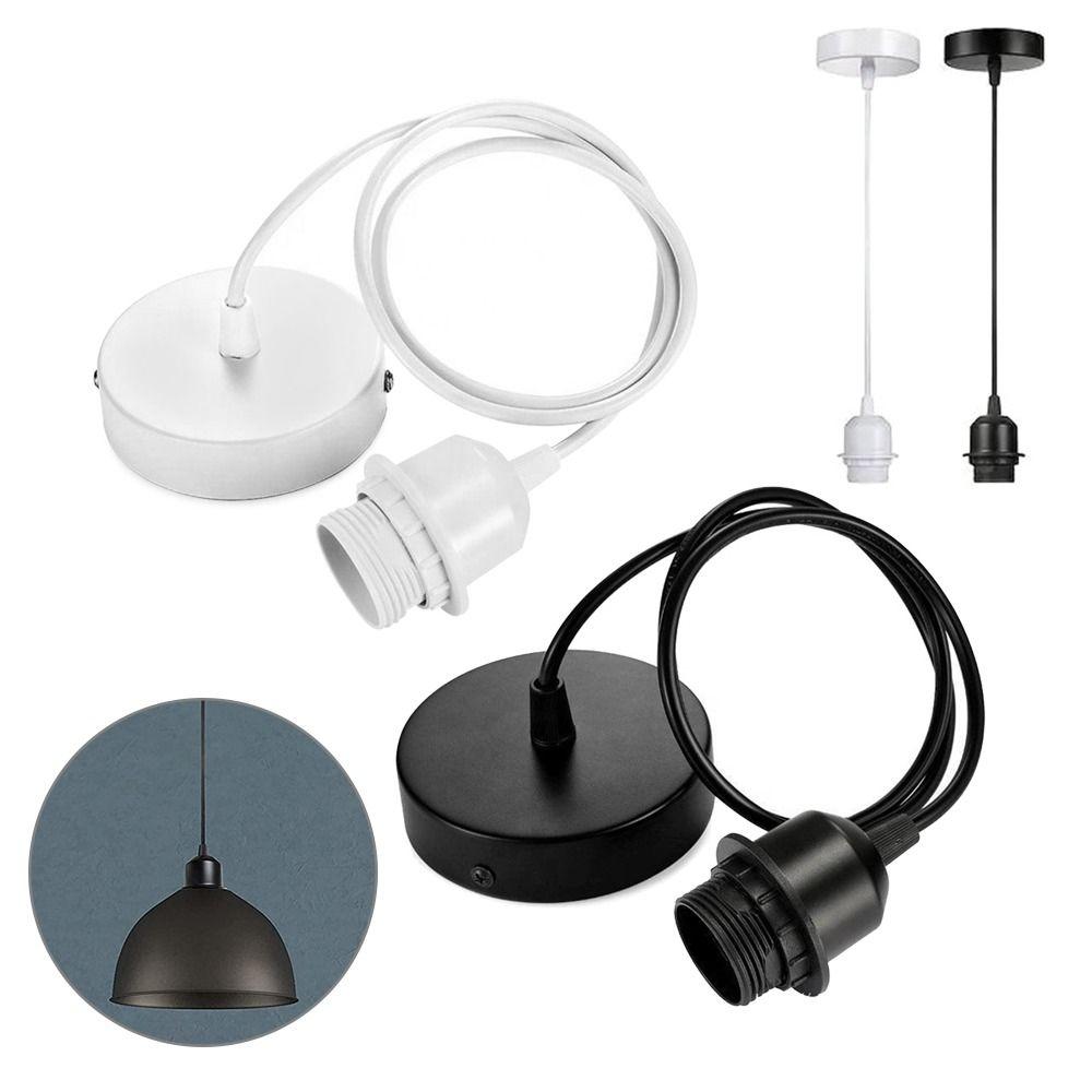 Useful E27 Screw-type Lamp Holder Pendant Lighting DIY Installation Lamp Shade 1m / 1.5m Lamp Socket Light Pendant Fitting