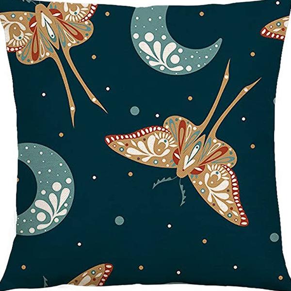 Tarot Printed Line Pillow Cover Moon Star Home Bedroom Sofa Pillow Cushion Cover