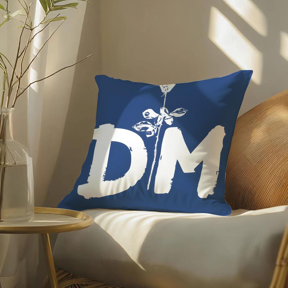Band D-Depeche Mode Memento Mori Pillow Case Pattern Printed Pillowcase For Living Room Sofa Cushion Cover & Bedroom Decor