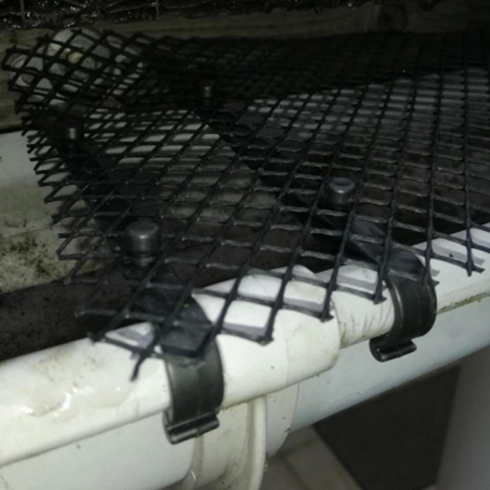 Anti-Falling Net Mesh Guard 15cm×6m Gutter Guard Mesh Strainer Filter From Leaves, Twigs, Branches