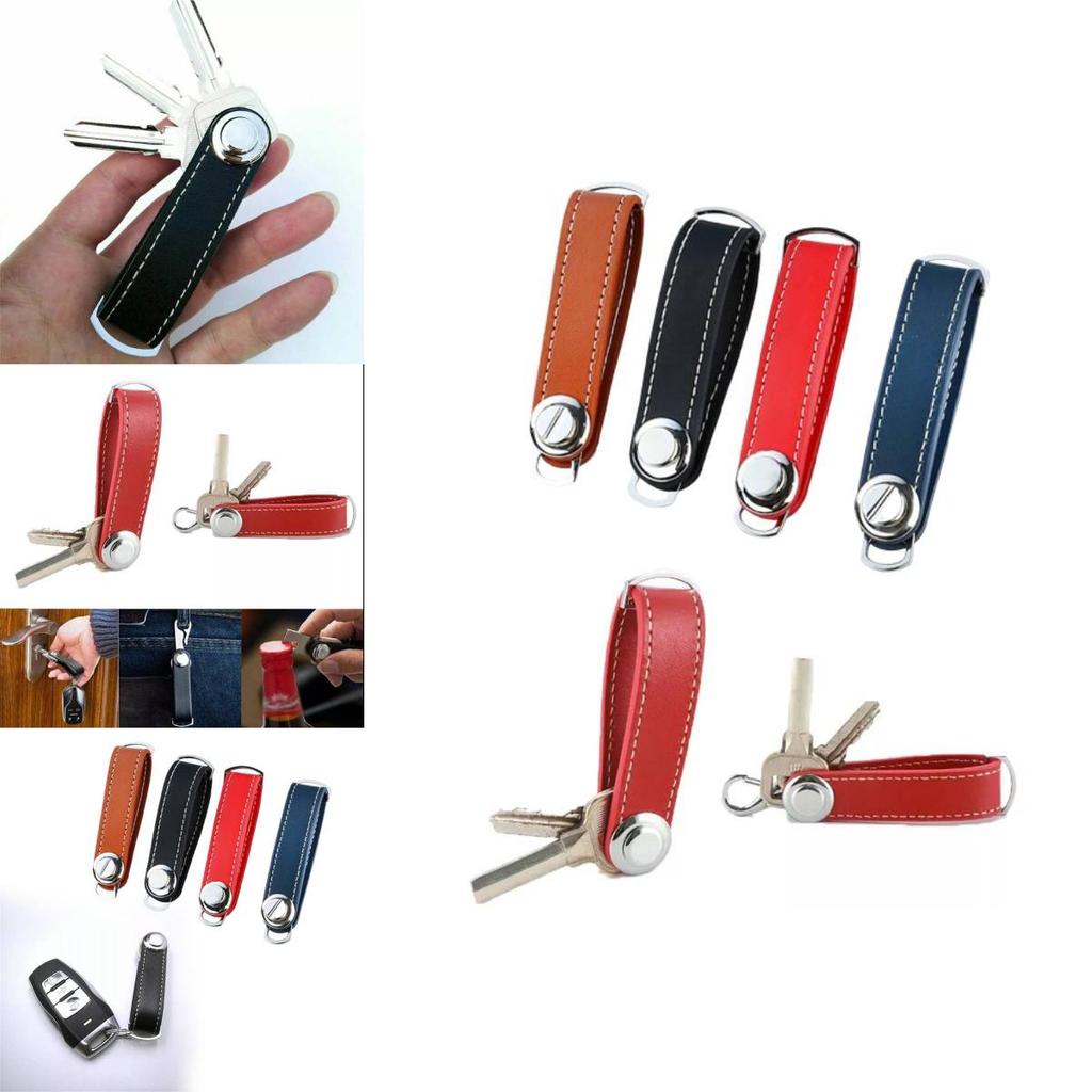 Kreativer Schlüsselanhänger aus Zinklegierung und Leder, stilvoller Schlüsselanhänger, perfektes Geschenk für alle Anlässe