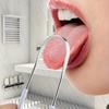Stainless Steel Tongue Scraper Oral Cleaner For Bad Breath Removal And Oral Hygiene Care Essential Dental Tool