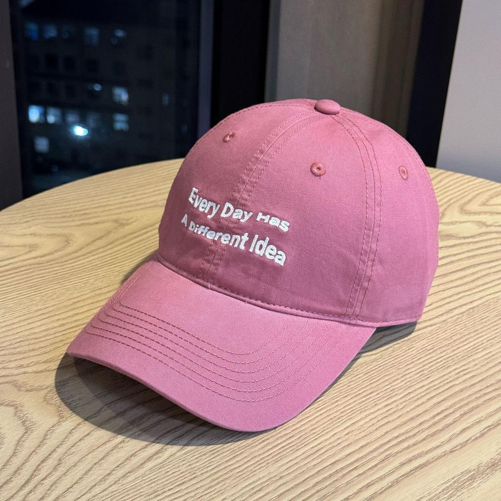 Fashion Hat New Alphabet Baseball Cap Women's Wide Brim Big Face Small Face Soft Top Cap Korean Version Big Head Circumference Deep Top Hat