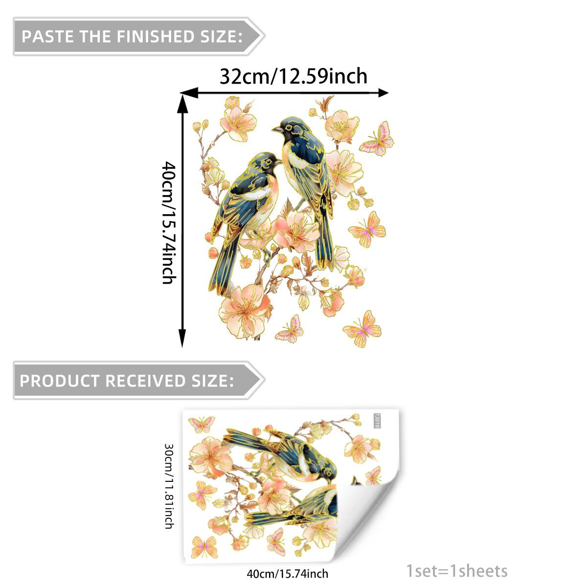 

Расписанные вручную цветы, животные, тигры, медведи, бронзовые настенные наклейки украшают детскую комнату, фон спальни, самоклеящиеся настенные наклейки