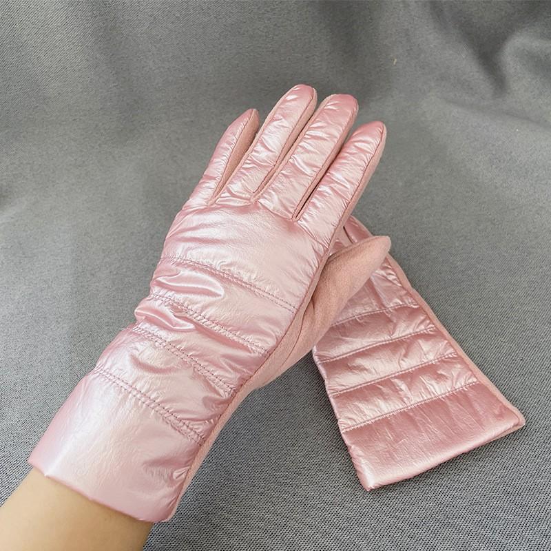 Womens Faux Suede Gloves Warm Touchscreen Compatible Winter Driving