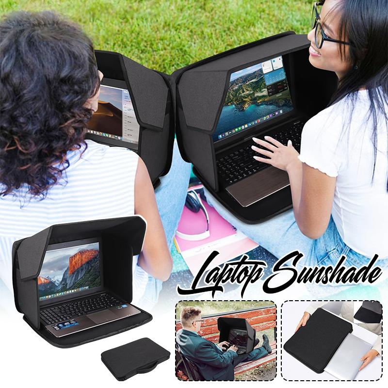 Portable Folder Laptop Sun Shade Privacy Screen Hood for MacBook Pro Air Lenovo Dell HP Notebook Computer Sunshade Outdoor Work
