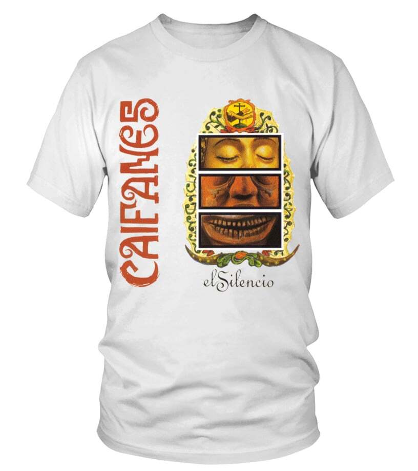 Vtg Caifanes Mexican Rock Band Cotton White Unisex Full Size Shirt