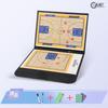 Portable Magnetic Basketball Tactics Board - Erasable, Foldable Training Notebook for Coaches.