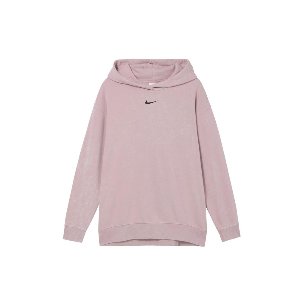 Nike Essential Sport Casual Long Sleeve Hoodie Women Tops Pink DD5641-646
