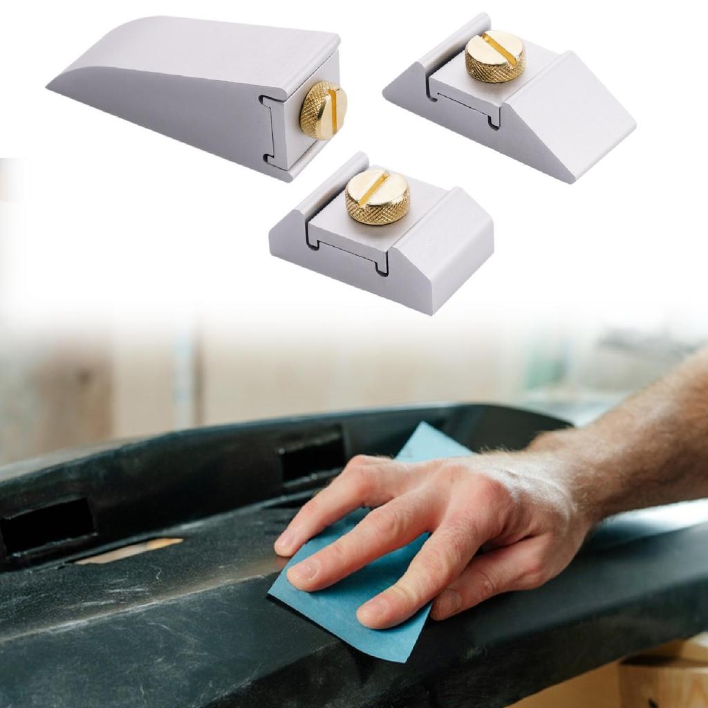 Hand Sanding Block Sturdy Sand Paper Holder for Drywall Wood Metal Polishing