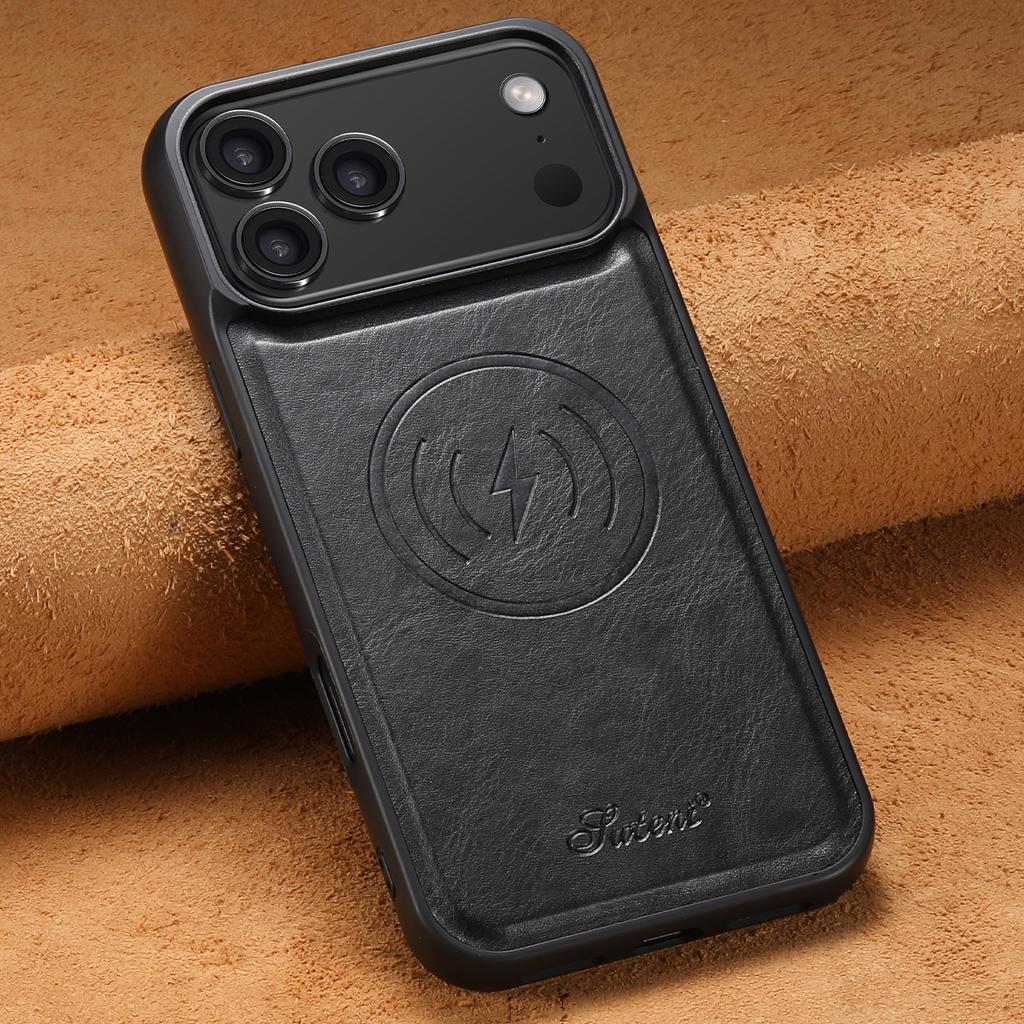 Luxury Faux Leather Oil Wax Phone Case for IPhone 17 Pro Max 16 Plus 15 14 13 12