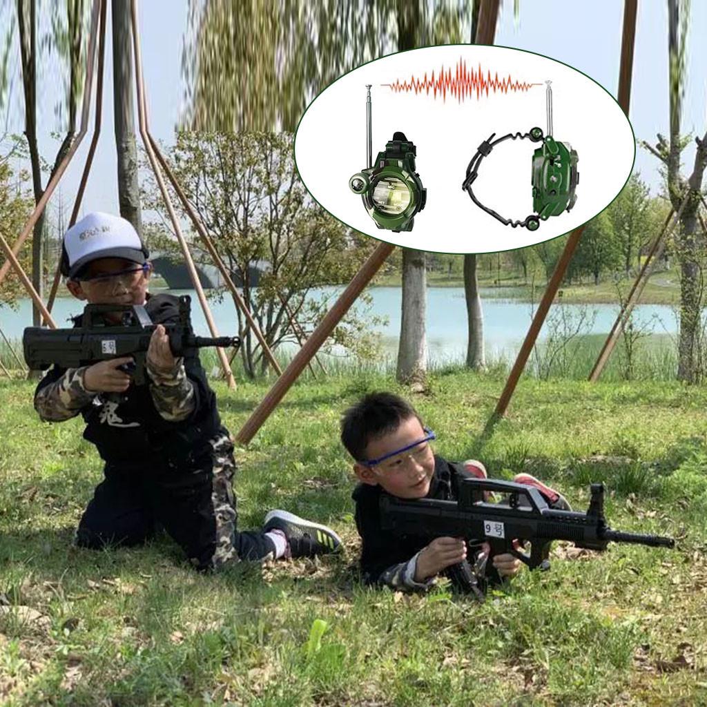 Watch Walkie Talkies For Kids Two-Way Long Range Watch Radio Transceiver 7 In 1