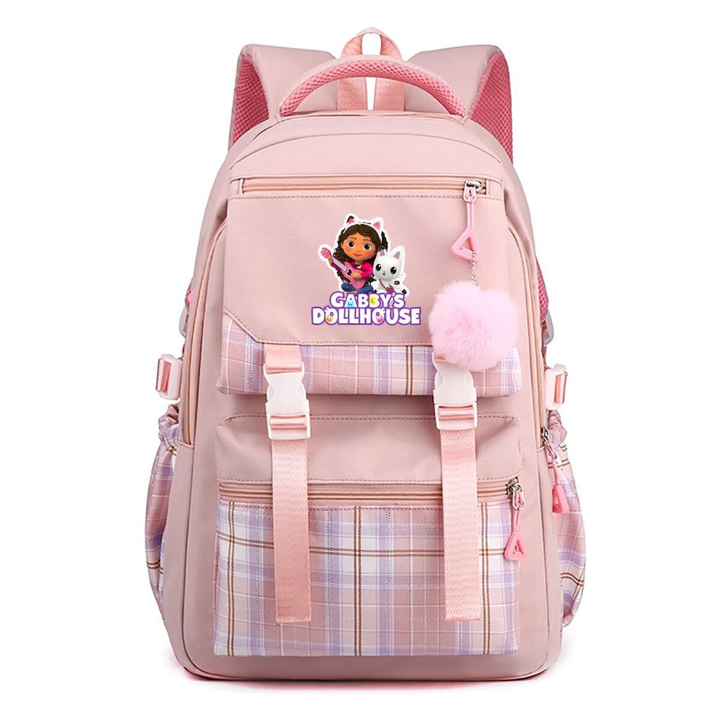 Gabys Puppenhaus Animierter Peripherer Bedruckter Rucksack College-Wind Hohe Kapazität Studenten-Schultasche