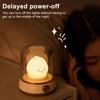 LED Bedside Lamp Flameless Candle Lamp Adjustable Brightness Timer Function Rechargeable Night Light LED Tea Light