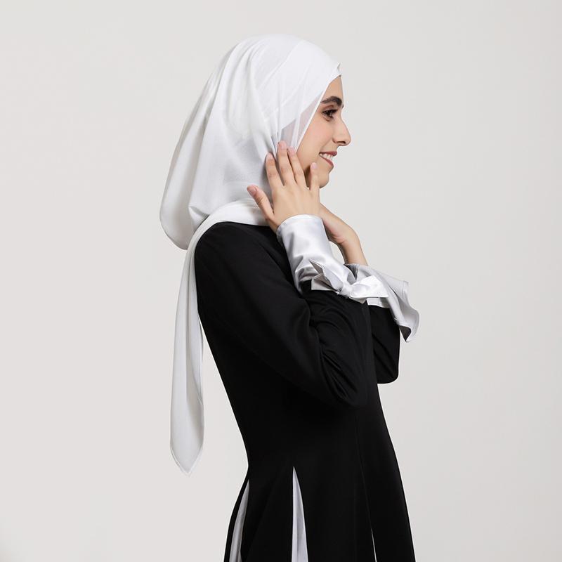 New Arrival Crinkle Rayon Hijab Women Muslim Scarf Shawls Solid Headscarf Wraps Big Size Plain Islamic Turban Headbands Foulard