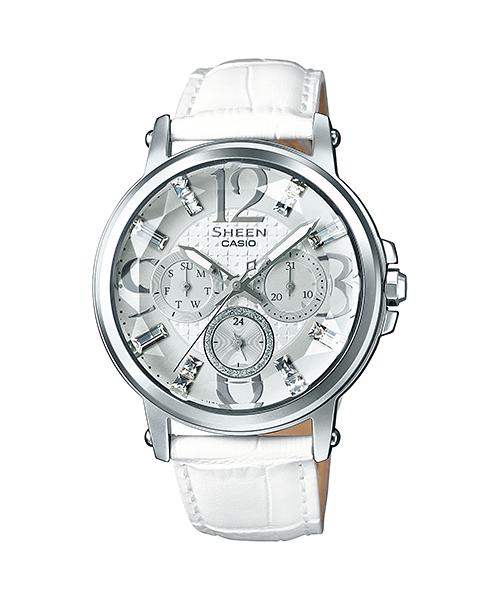 

Casio Men s Stainless Steel 50M Water Resistant Analog Quartz Watch SHE-3035L-7A белый
