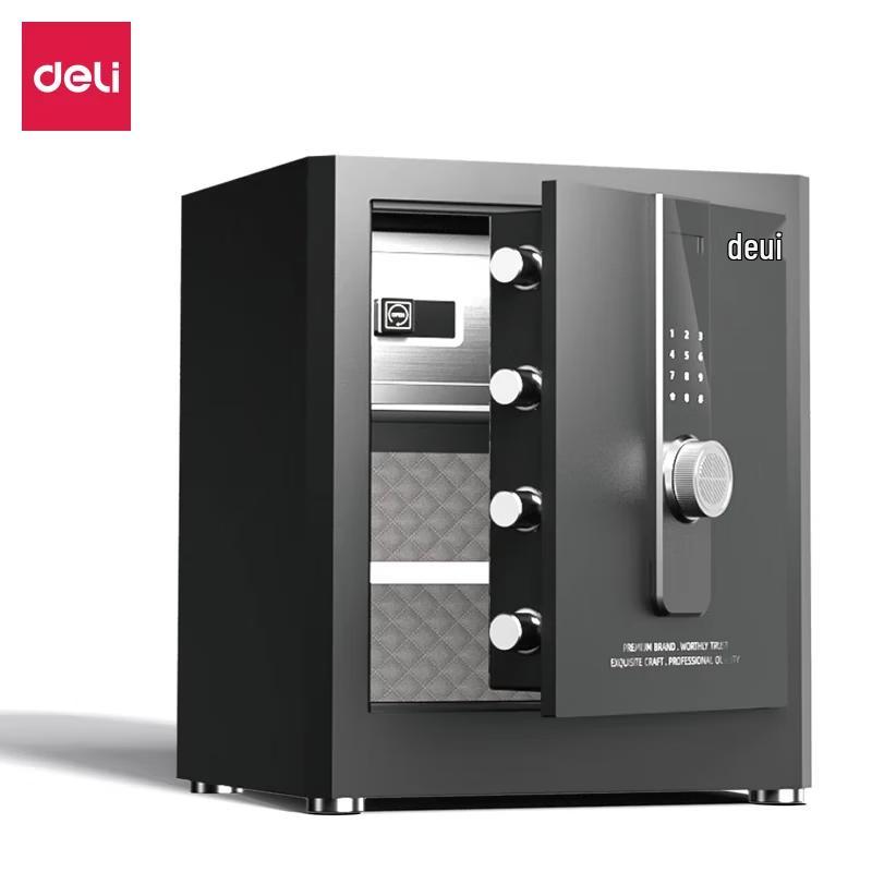 Deli H450 Electronic Password Safe Box with Key Access