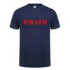 Limited WRATH Natural Selection Logo Printed T Shirt For Unisex Male Cotton Short Sleeve Streetwear O Neck Funny T-Shirt Tshirt