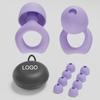 Silicone Ear Plugs for Noise Cancelling 28dB Ear Protection Earplugs for Sleep Concerts Work Study 3 Sizes Custom