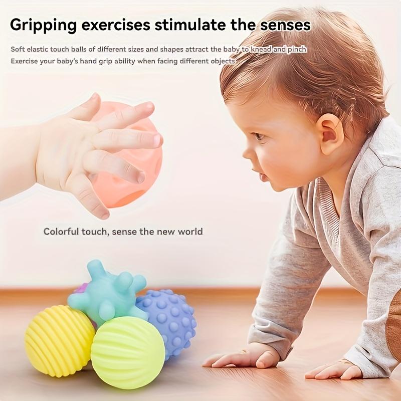 6PCS/set Baby Toys Sensory Balls For Children Textured Hand Touch Ball Soft Massage Ball Infant Rattle Senses Toys