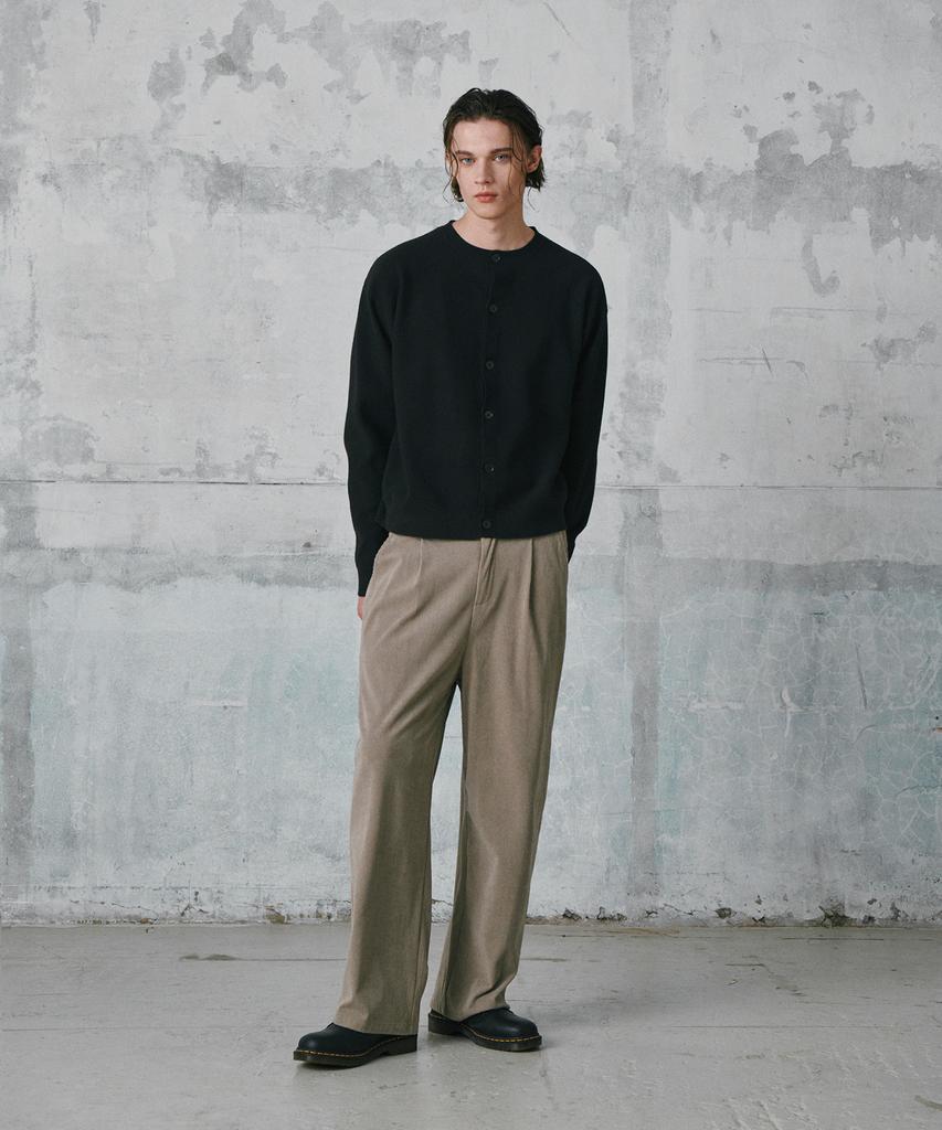GLW Comfort Elastic Corduroy Pants Beige