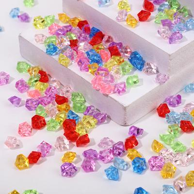 50Pcs Fake Acrylic Diamond Crystals Stereo Non-deformation Wedding Decor DIY Crafts And Home Decoration
