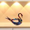 Abstract Swan Statue Creative Decorative Figurine for Cabinet Desk Fireplace Style A