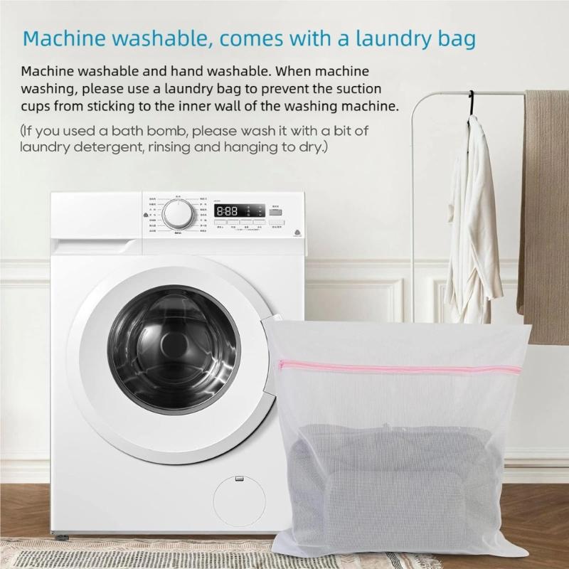 Thickened Nonslip Bathtubs Pillow Back Neck Support Pillow Mat Breathable Meshes Fabric Full Body Bath Pillow Easy To Use