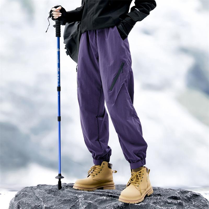 Couple's work pants, high street paratrooper outdoor pants, all-season trendy brand loose workwear casual pants