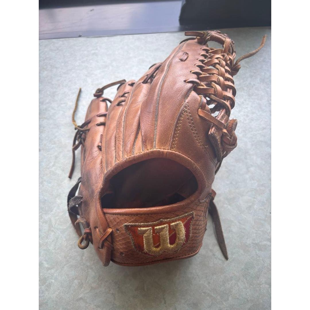 Used Wilson Hardball Baseball Gloves Brown