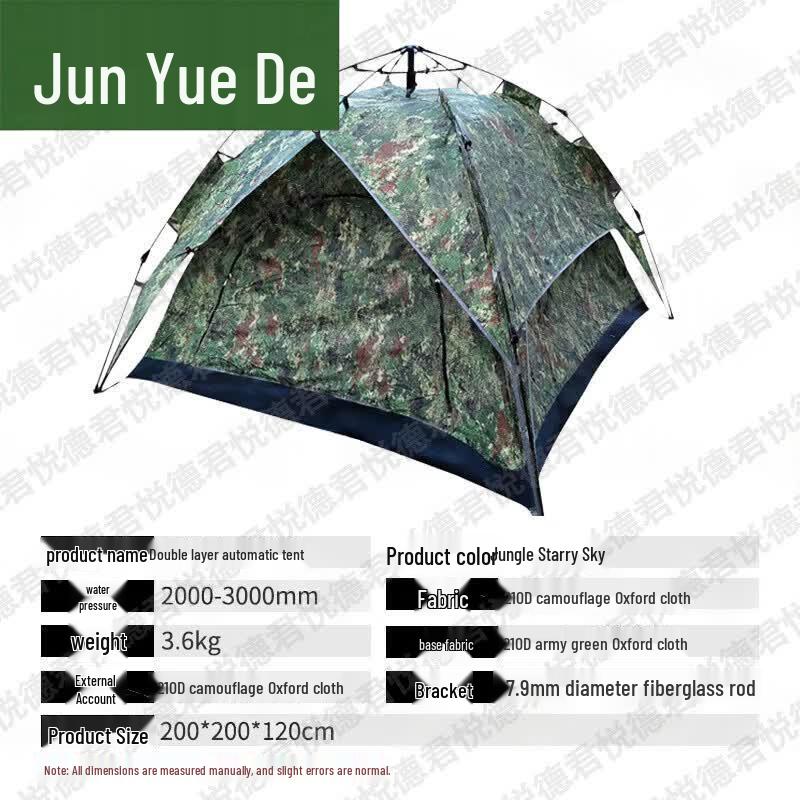 Automatic Camouflage Camping Tent